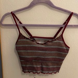 spaghetti strap crop top
